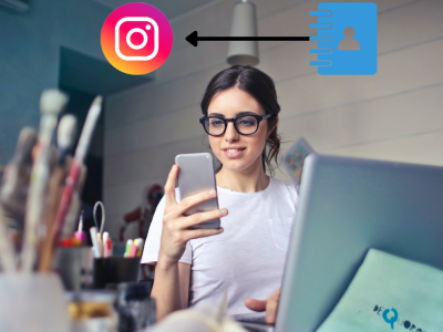 how to find contacts on Instagram